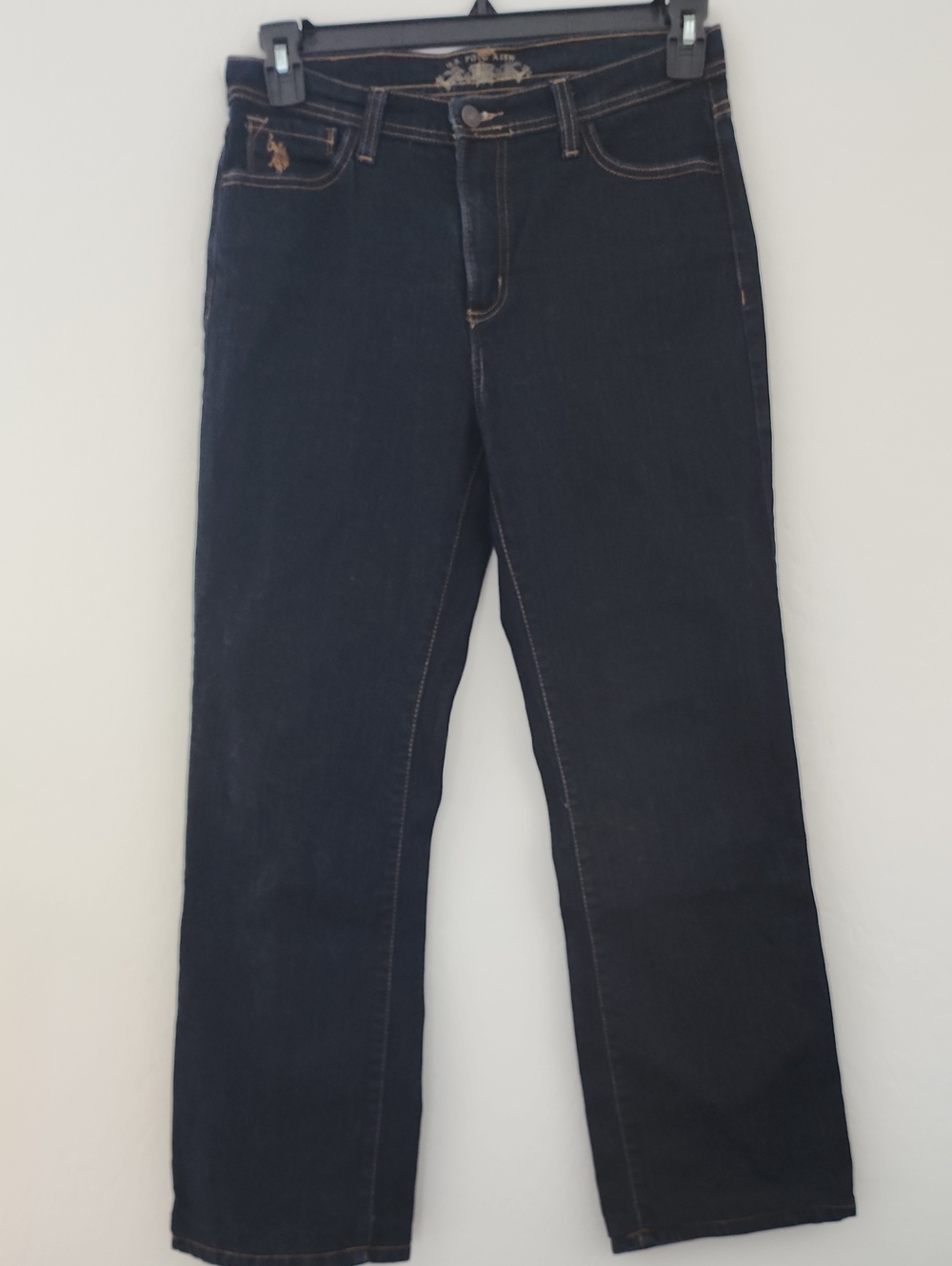 Dark Blue Polo Women's Straight-Leg Jeans